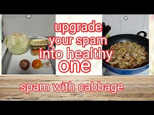 Spam Recipe | Spam with Cabbage | very simple and easy to cook