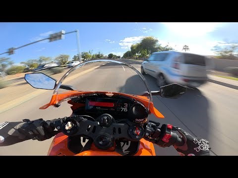I got the new KTM 990 RC R!