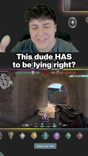 This dude HAS to be lying right? #valorant #clips #pinx