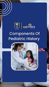 24K views | The basic components of a pediatric history are as...