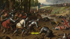 The Tiny English Army That Shocked the World at Agincourt The Battle of Agincourt (October 25, 1415) stands as one of the most astonishing upsets in military history. King Henry V of England led a weary, disease-ravaged army of roughly 6,000–9,000 men — mostly longbowmen, a core of dismounted men-at-arms, and very few knights — deep into French territory during the Hundred Years’ War. After a grueling march and siege at Harfleur, they were outnumbered by a French force of 20,000–36,000, includin