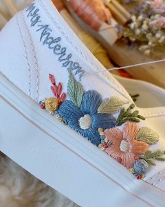 222K views · 2.2K reactions | Who needs to buy new shoes when you can just sew new designs onto your old ones?! 淋 | UNILAD | Facebook