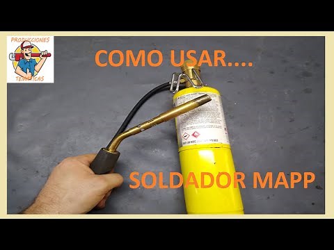 ##HOW TO USE A MAPP WELDER##