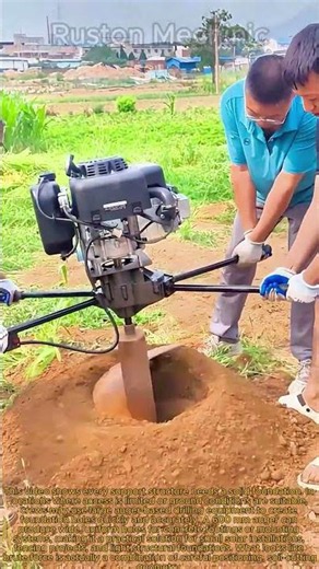 Raw Power This 600mm Hand-Pushed Drill Makes Foundation Work Look Easy How to Drill 600mm Foundation