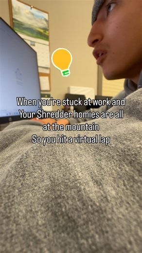 That was almost fun! Download the ‘Shredder’ app to find friends this season! No more going alone!