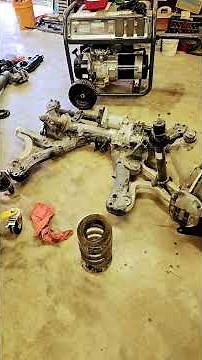 Tesla model 3 rear drive unit swapped out inverter and suspension parts