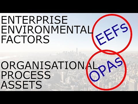 PMBOK - EEFs and OPAs | Enterprise Environmental Factors and Organisational Process Assets | PMP