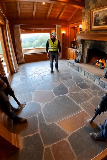 transforming a living room floor into a luxury indoor pool #interiordesign #homerenovation #luxuryhomes #indoorpool #creativearchitecture #homedecor #modernliving #architecturelovers #remodeling #dreamhome | Mahir Art