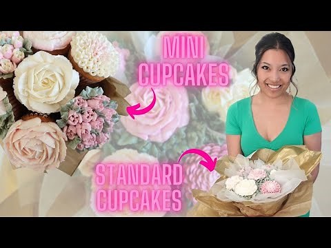 Tips on How to Make a Cupcake Bouquet (Mini and Regular Sized!) | Step-by-Step Instructions
