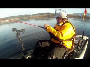 Lake Sammamish Trolling For Cuthroat Trout in a Kayak