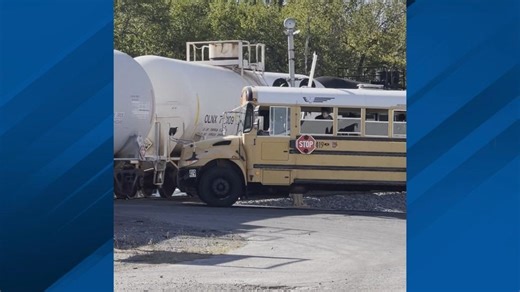 Video shows close encounter between Columbus City Schools bus, train at railroad tracks