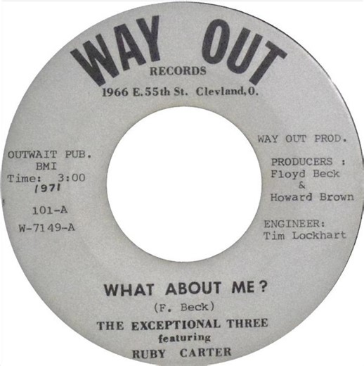 The Exceptional Three Featuring Ruby Carter - What About Me? / Un Lucky Girl