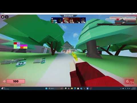 Exploiting in roblox arsenal with the best pastebin script