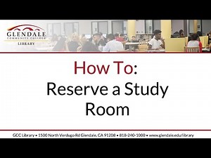 How To: Reserve A Study Room