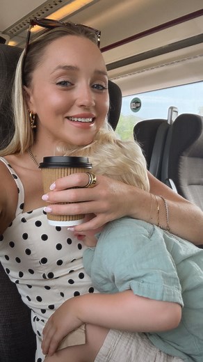 Beth Lauren • Wellness Lifestyle Cotswolds on Instagram: "Just you wait. ☕️💘 And yes, of course I have a spider-man colouring book and crayons in my bag and I borrowed a wet wipe off another mum on the train home to wipe the tube-grime off still very much tiny hands. But I’m just saying, if early motherhood feels heavy or those first few years take more than they give - hang in there."