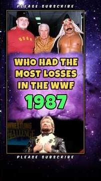 Who Lost The Most Matches In The WWF 🧿 1987 🧿 Cowboy Bob Orton 🧿 Harley Race & More WWE Legends