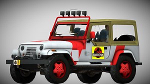 1992 Jeep Wrangler YJ Sahara - Download Free 3D model by AllThingsSaurus