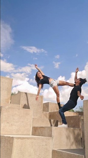 The Art of Balance 🤸‍♀️✨ | Acro Yoga Performance | #enchanterdancer