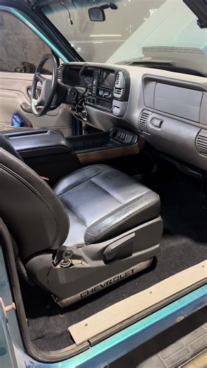 Chevy K1500 Two-Tone Interior Seat Swap