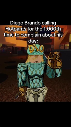 Hp is so SICK of him. #jjba #STEELBALLRUN #diegobrando #hotpantsjjba #dinopants