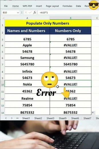Extract Only Numbers in Excel using IFERROR Function | Excel Tips & Tricks