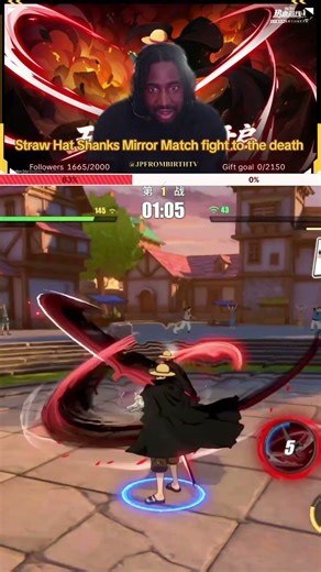 Shanks Mirror Match fight to the death! One Piece Fighting Path 