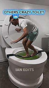 Crazy toilet moments you won’t believe #CrazyToilet #FunnyShorts #UnbelievableMoments