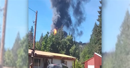New video shows explosive fire near Laclede, Idaho