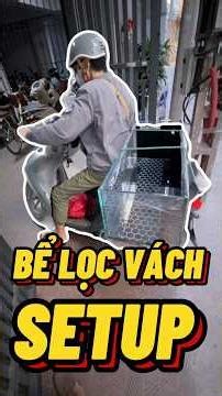 Setup phần cứng bể lọc vách chơi thuỷ sinh💯 #thuysinh #cacanh #belocvach #Koika