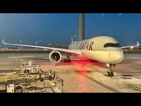 QATAR Airways Airbus A350 | Paris - DOHA + Business Lounge [FULL FLIGHT REPORT]