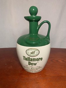 Vintage Tullamore Dew Irish Whiskey Ceramic Decanter - Etsy