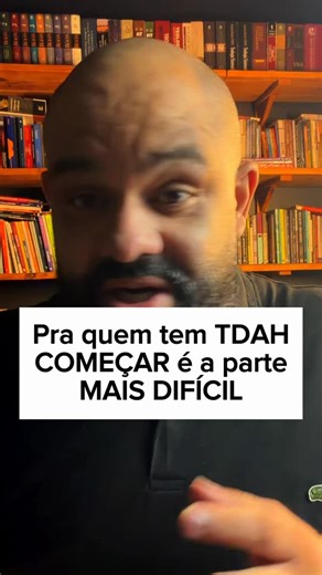 Ismael de Oliveira | Neurociência e TDAH on Instagram: "Pra quem tem TDAH, começar é a parte mais difícil! . . . . . #tdah #procrastinação #neuro"