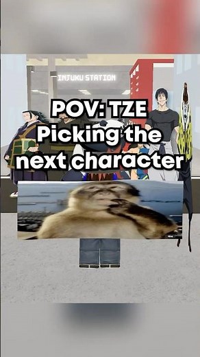 TZE BE PICKING THE MOST RANDOM PEOPLE DUDE #roblox #jjk #jjs