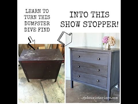 How to use Stain over Paint with CeCe Caldwell's all natural paints and stains