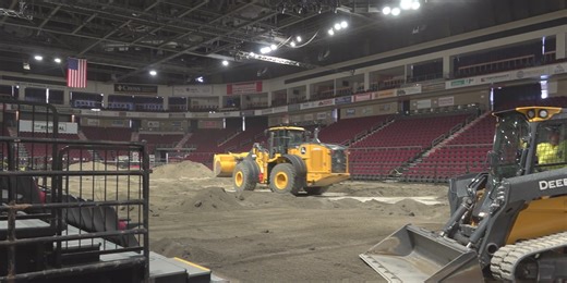 Preparations for PBR Bangor underway at Cross Insurance Center