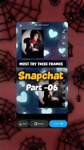 Snapchat Edit Part 6|Aesthetic Frames For Girl's 💕#SnapchatEdit#Editwithsimu