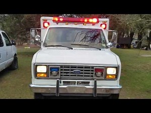 Purchased for $2000 JUNK YARD!!!! 1989 Ford E350 ambulance 7.3 diesel