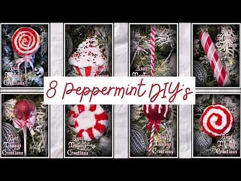 8 Peppermint Christmas DIY's You Won't BELIEVE How EASY!