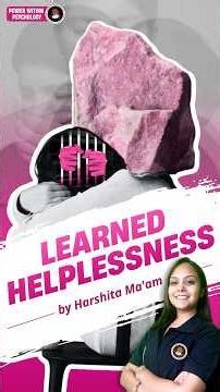 Learned Helplessness Explained | Seligman Theory, Examples & Psychology Concept