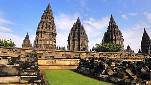 Ancient Ruins Beautiful Prambanan Temple Java Stock Footage Video (100% Royalty-free) 24941504 | Shutterstock