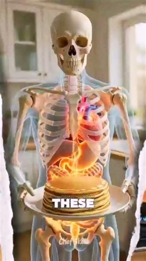 Skeleton Chef Makes Perfect Pancakes 🥞 | Funny Cooking Animation You Can’t Ignore #healthylifestyle