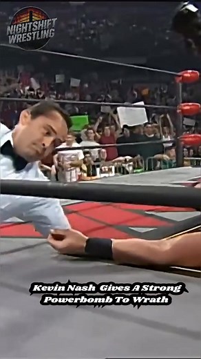 Kevin Nash Gives A Strong Powerbomb To Wrath 🔥💪! #NashPowerbonb #WCWNitro #WrestlingFans Aesthetic Edits | Aesthetic Edits