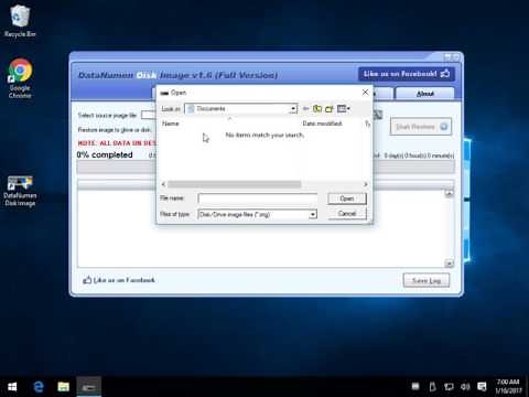 DataNumen Disk Image Walkthrough