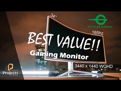 Titan Army A34QGN Review - 34” 165Hz Curved Ultrawide Gaming Monitor - WOW!