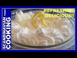 Citronfromage Dessert Opskrift - A Classic Danish Lemon Mousse Dessert Recipe