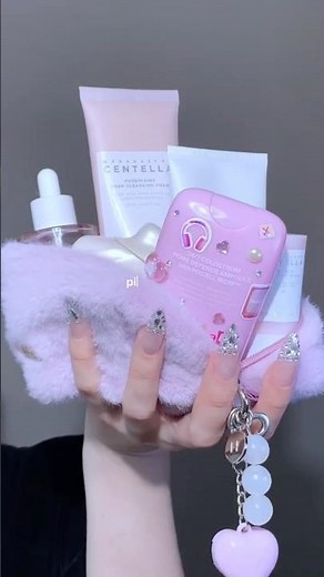 5-step pink skincare routine ·˚ ༘✶ ⋆｡˚