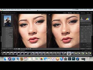 How To Remove Stray Hairs Lightroom Tutorial