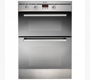 Indesit FIMD23IXS Double Electric Oven, Stainless Steel
