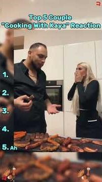 Top 5 Couples Cooking With Kaya Reaction 🤣 #shorts