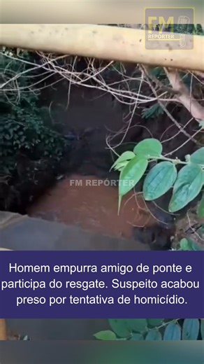 FM REPÓRTER on Instagram: "Um homem de 28 anos foi preso suspeito de tentar matar um amigo, de 34, ao empurrá-lo de uma ponte com cerca de sete metros de altura para dentro de um lago, em Barro Alto, no norte de Goiás. A prisão ocorreu após investigação da Polícia Civil. Segundo a apuração, os dois comemoravam a virada do ano em uma adega próxima ao lago municipal quando se desentenderam e se afastaram do grupo. Minutos depois, apenas o suspeito retornou, dizendo não saber do paradeiro do amigo,